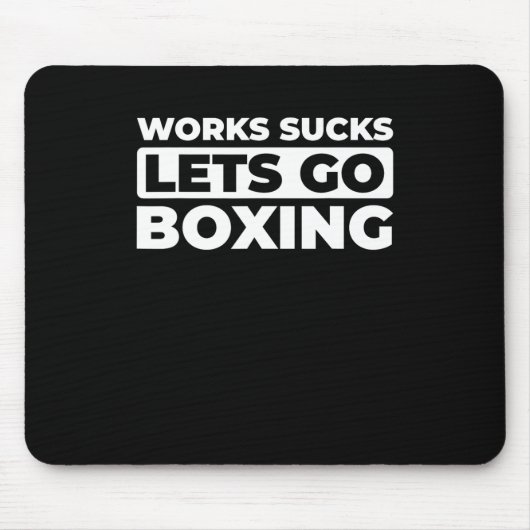 Retro Boxing Gloves - Sparring Fighter Vintag Box Mousepad (Vorne)