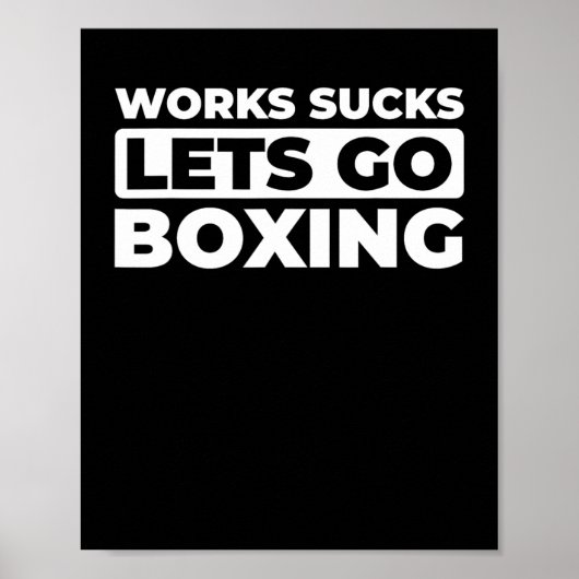 Retro Boxing Gloves - Sparring Fighter Vintag Box Poster (Vorne)