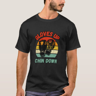 Retro-Boxing-Handschuhe nach unten T-Shirt