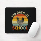 Retro Boys Girls Lehrer 100. Schultag Mousepad (Mit Mouse)