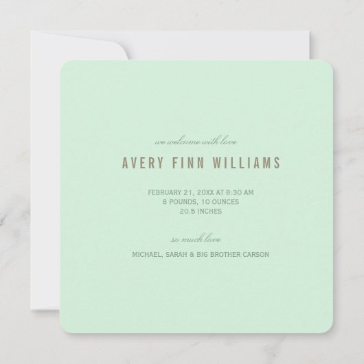 Retro Boys Toys Baby Boy Foto Geburtsankündigung Ankündigung (Rückseite)