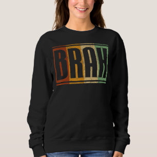 Retro Brah Surfer Vibes Surfing Vater Men Aloha Ha Sweatshirt