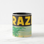 Retro-Brasilien-Tasse Tasse (Zentrum)