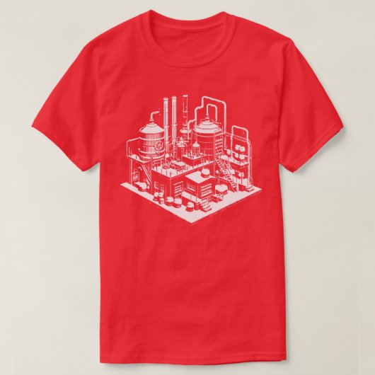 Retro-Brauerei T-Shirt (Design vorne)