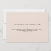 Retro braun zu meinem Bauch auf unserer Hochzeitst (Rückseite)