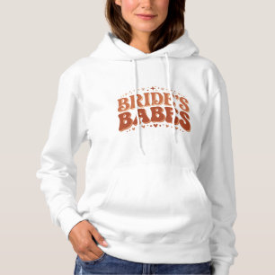 Retro Braut Babes Terrakotta Junggesellinnenabschi Hoodie