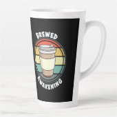 Retro Braut Erwachendes heißes Getränk zum Mitnehm Milchtasse (Rechts)