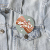 Retro Brautjungfer Brautjungfern Pin Button (Beispiel)