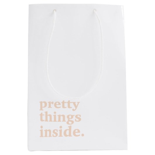 Retro Brautparty Geschenk für Swag Bag A115 Mittlere Geschenktüte (Vorderseite)