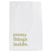 Retro Brautparty Geschenk für Swag Bag A115 Mittlere Geschenktüte (Vorderseite)