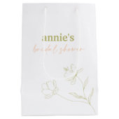 Retro Brautparty Geschenk für Swag Bag A115 Mittlere Geschenktüte (Rückseite)