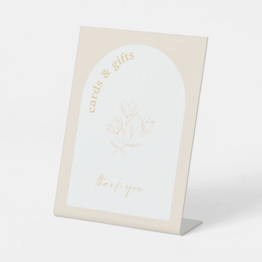 Retro Brautparty Hochzeitsgeschenk Tafel Zeichen A Sockelschild (Vorderseite)