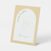 Retro Brautparty Hochzeitsgeschenk Tafel Zeichen A Sockelschild (Vorderseite)