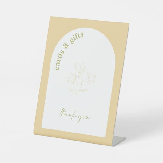 Retro Brautparty Hochzeitsgeschenk Tafel Zeichen A Sockelschild (Vorderseite)