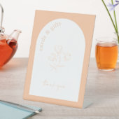 Retro Brautparty Hochzeitsgeschenk Tafel Zeichen A Sockelschild (In Situ)