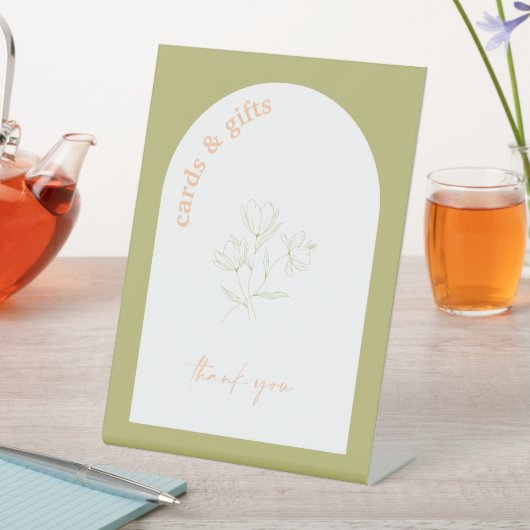 Retro Brautparty Hochzeitsgeschenk Tafel Zeichen A Sockelschild (In Situ)