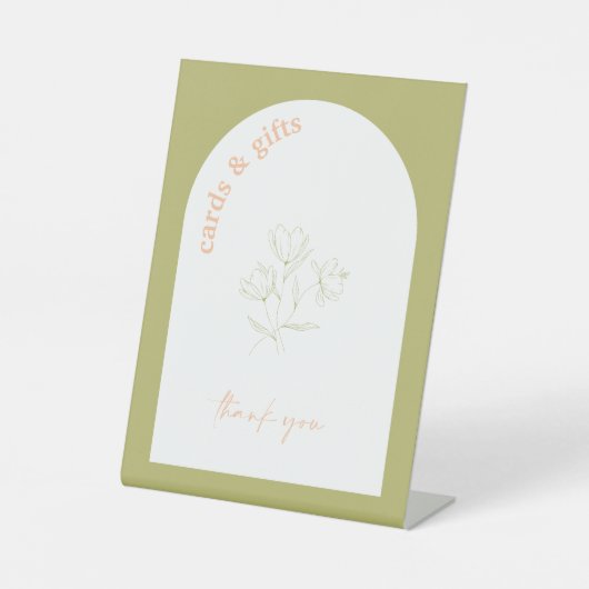 Retro Brautparty Hochzeitsgeschenk Tafel Zeichen A Sockelschild (Vorderseite)