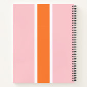 Retro Brautparty Personalisiert Monogramm Notizblock (Rückseite)