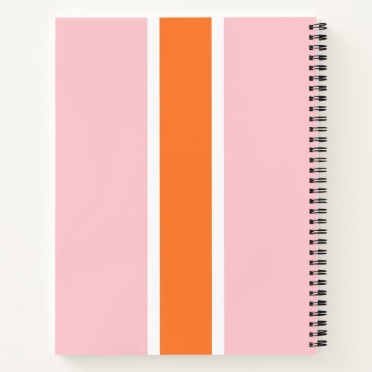 Retro Brautparty Personalisiert Monogramm Notizblock (Rückseite)