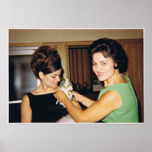 Retro-Brautparty/Save the Date Poster