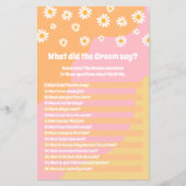 Retro-Brautparty, was der Grauer gesagt hat (Vorderseite)