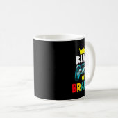 Retro Brawl King Gamer Gaming Brawler Brawl Funny Kaffeetasse (VorderseiteRechts)