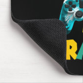 Retro Brawl King Gamer Gaming Brawler Brawl Lustig Mousepad (Ecke)