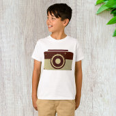 Retro Brawn and Gold Antiquitätenradio T-Shirt