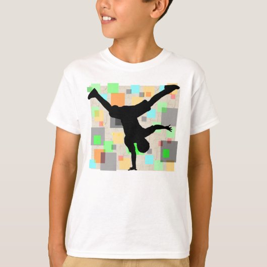 Retro Breakdancer T-Shirt (Vorderseite)