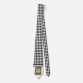 Retro Breakfast Bagel Necktie Krawatte (Vorderseite)