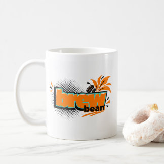 Retro-Brew-Bean-Kaffee-Grafik – Vintage-Kaffee Kaffeetasse
