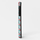 Retro Brick Muster Case-Mate iPhone Hülle (Hinten/Links)