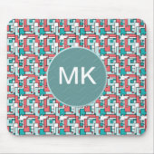 Retro Brick Muster Mousepad (Vorne)