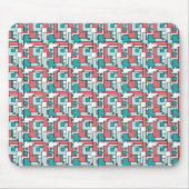 Retro Brick Muster Mousepad (Vorne)
