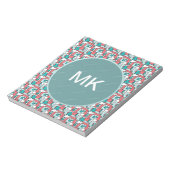 Retro Brick Muster Notizblock (Rotiert)