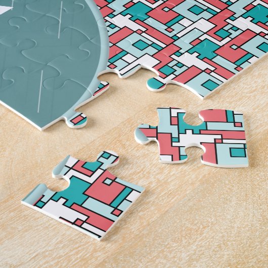 Retro Brick Muster Puzzle (Seite)