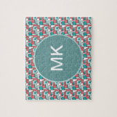 Retro Brick Muster Puzzle (Vertikal)