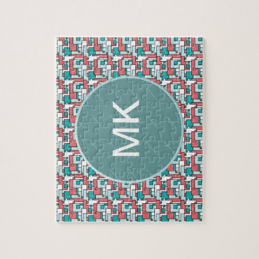 Retro Brick Muster Puzzle (Vertikal)