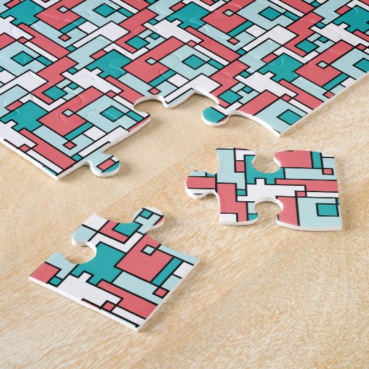 Retro Brick Muster Puzzle (Seite)