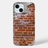 Retro Brick Wall Design Handy Case (Rückseite)