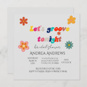 Retro Bridal Dusche Einladung (Vorne/Hinten)