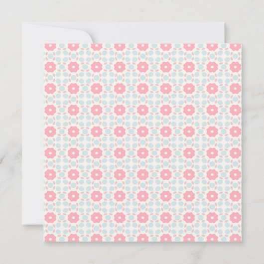 Retro Bridal Dusche Einladung - Grapefruit (Rückseite)