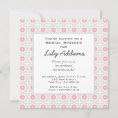 Retro Bridal Dusche Einladung - Grapefruit (Vorderseite)