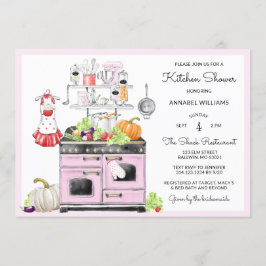 Retro Bridal Kitchen Dusche Einladung