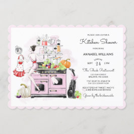 Retro Bridal Kitchen Dusche Einladung
