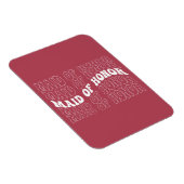 Retro Bride Bridesmaid Magnet (Rechte Seite)