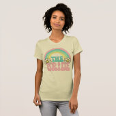 Retro Bride Party Bachelorette, Brautparty T-Shirt (Vorne ganz)