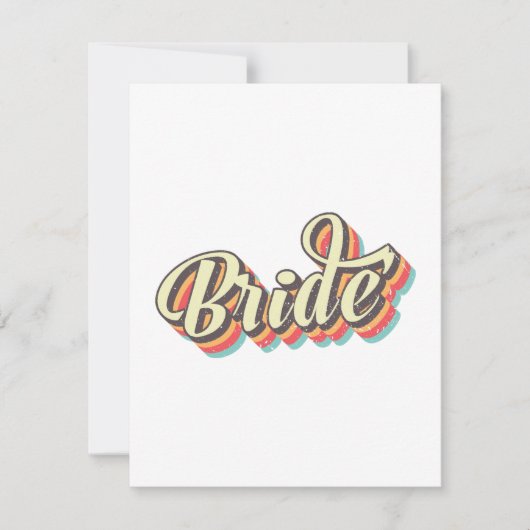 Retro Brides Babes, Bachelorette-Brautparty-Gesche (Vorderseite)