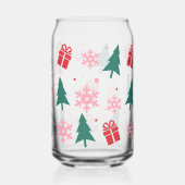 Retro Bright Christmas Icons Ho Ho Ho Ho Dosenglas (Rückseite)