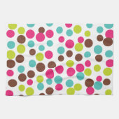 Retro Bright Dots Küchenhandtuchgeschenk Geschirrtuch (Horizontal)
